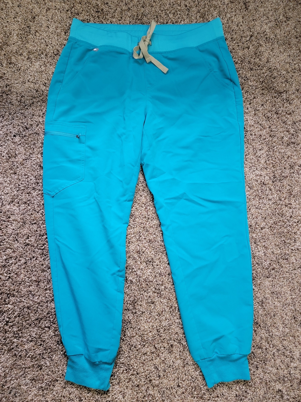 Figs Women's Teal  Zamora Joggers M/P
